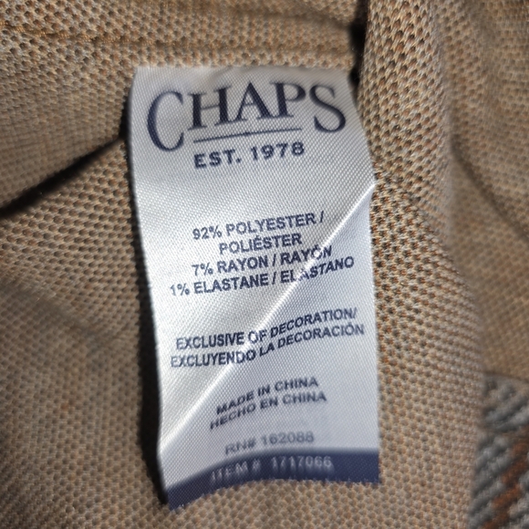 Chaps Multicolor Plaid Shirt (LS30) - Picture 7 of 10